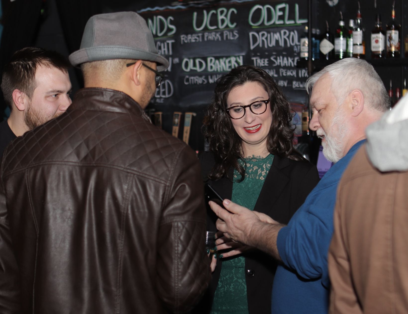 Megan Ellyia Green election night watch party